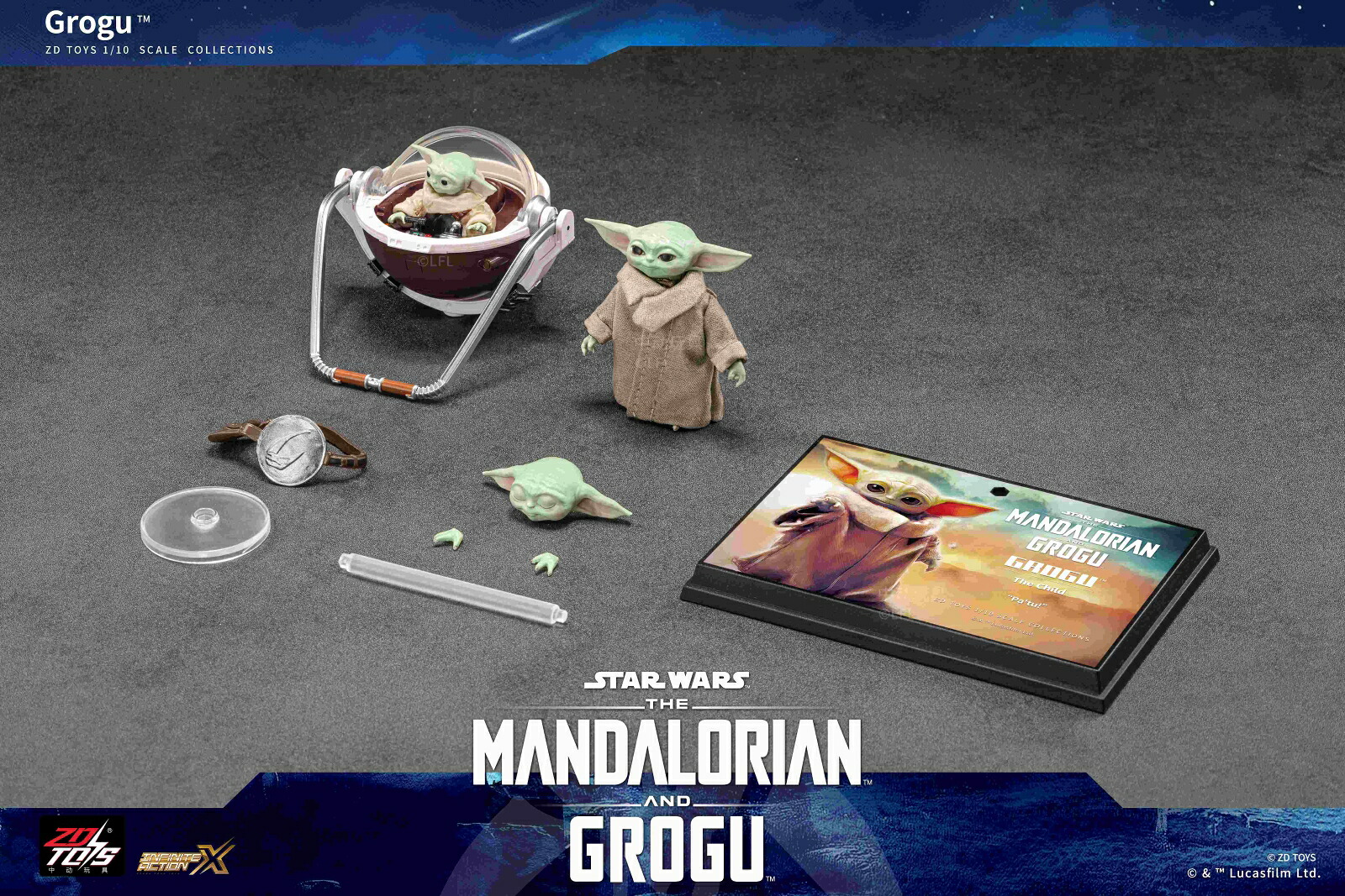 『スター・ウォーズ』アクションフィギュアグローグー【00062684694】(フィギュア)