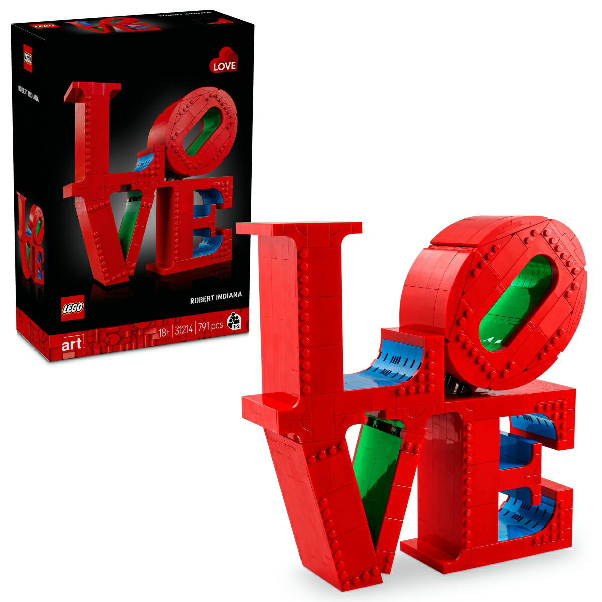 箱付き 刻印あり ロバートインディアナ オブジェ Love レッド Amazon.co.jp: 限定500個 ロバートインディアナ LOVE C.O.A.付