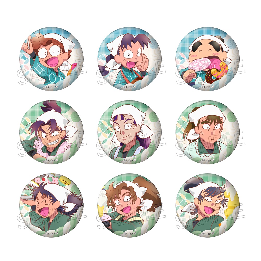 忍たま乱太郎 田村三木ヱ門 寝巻き 缶バッジ 百面相 忍たま 百面相缶バッジ 寝巻き姿の段 田村三木ヱ門 忍たま乱太郎 缶