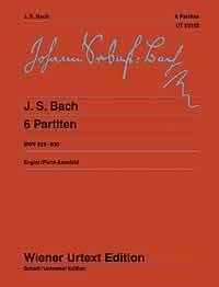 【輸入楽譜】バッハ, Johann Sebastian: パルティータ全曲 BWV 825-830/ウィーン原典版/Engler編/ピヒト=アクセンフェルト運指画像