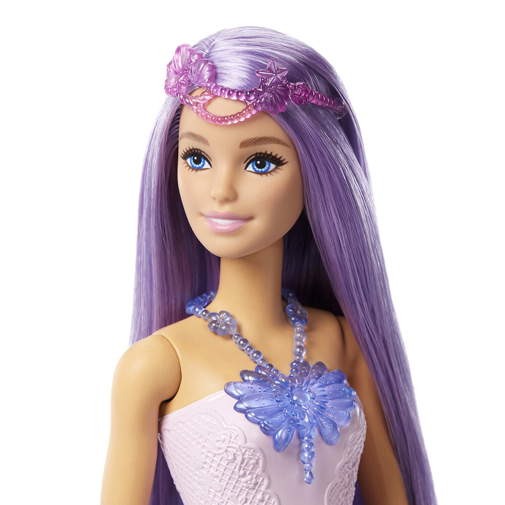 バービー(Barbie)マーメイドとようせいのきせかえセットきせかえ人形・ハウスままごと・ごっこ遊びバービー人形3歳からパープルJCP74