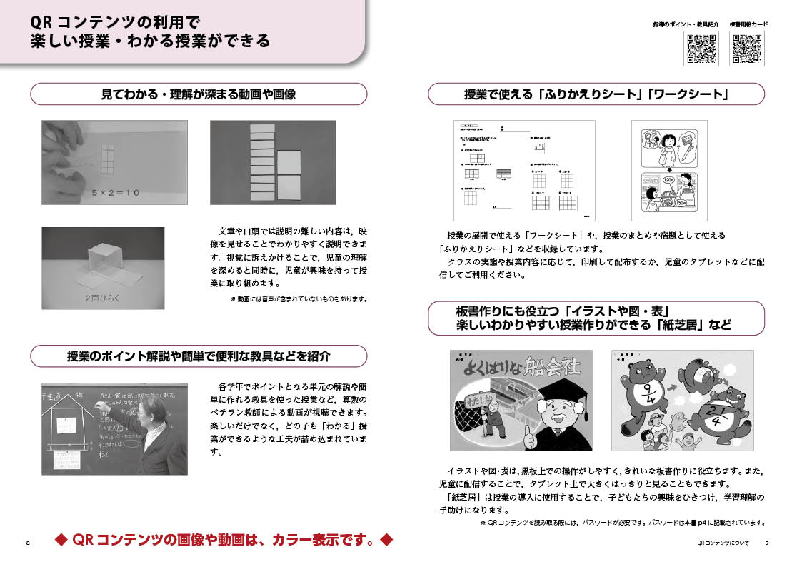喜楽研のQRコードつき授業シリーズ改訂新版板書と授業展開がよくわかるまるごと授業算数4年(下)[原田善造]