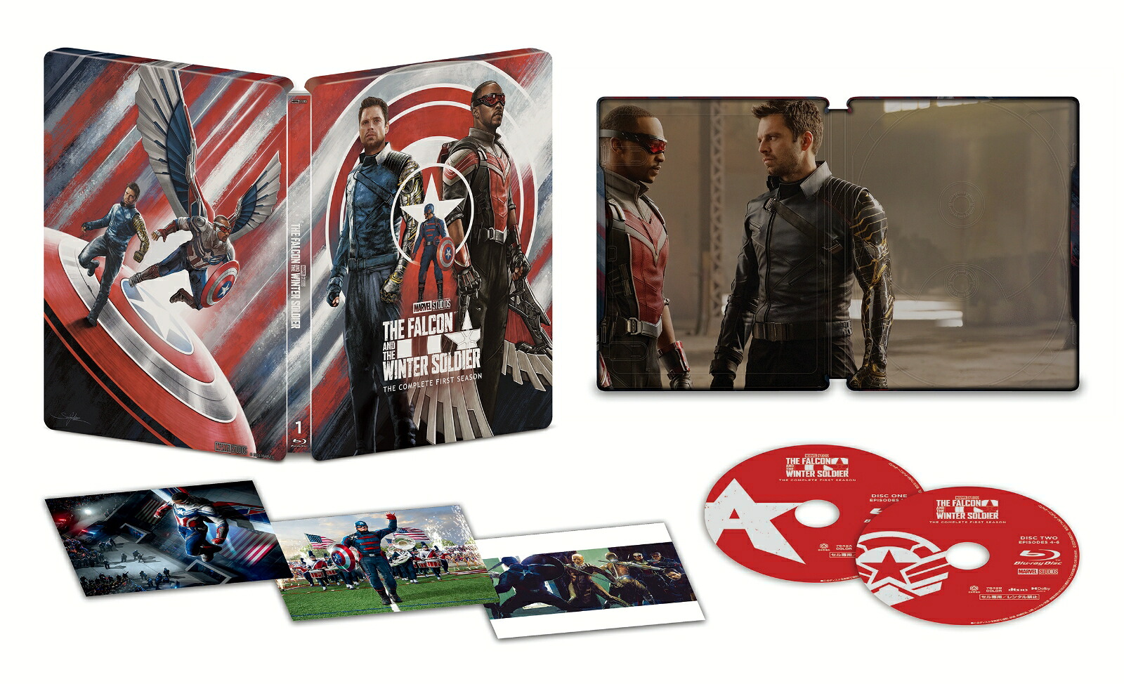 ファルコン&ウィンター・ソルジャーBlu-rayコレクターズ・エディションスチールブック(数量限定)【Blu-ray】[アンソニー・マッキー]