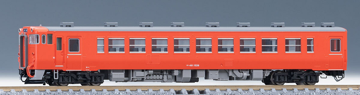 Nゲージ　キハ52 盛岡色 2両 赤鬼（M車）、白鬼（T車） 出品者による加工品 Nゲージ キハ52 盛岡色 2両 赤鬼（M車）、白鬼（T車）