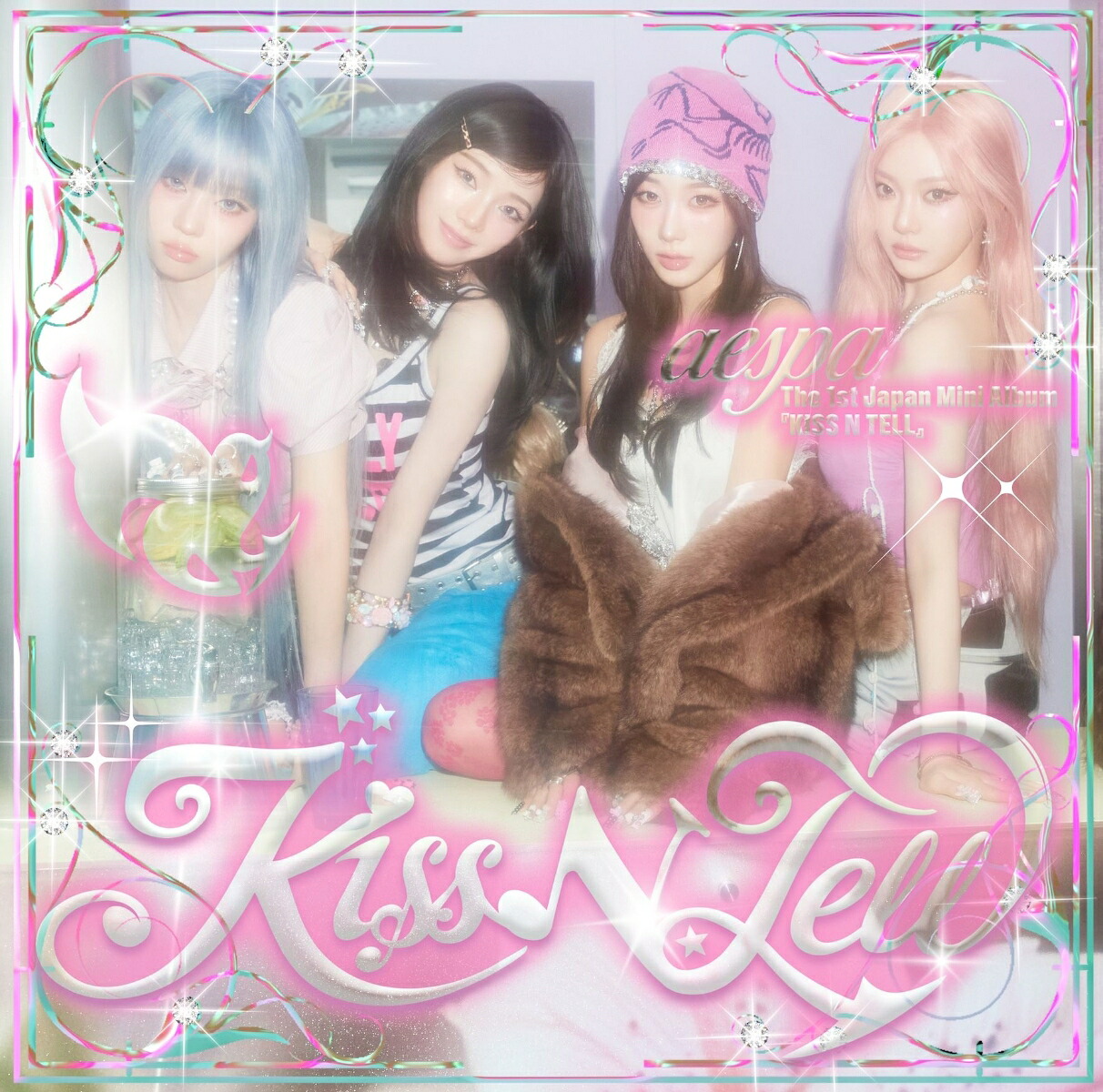 【楽天ブックス限定先着特典】KISSNTELL【PosterVer.】(アクリルキーホルダー（ソロ全4種より1種）)[aespa]