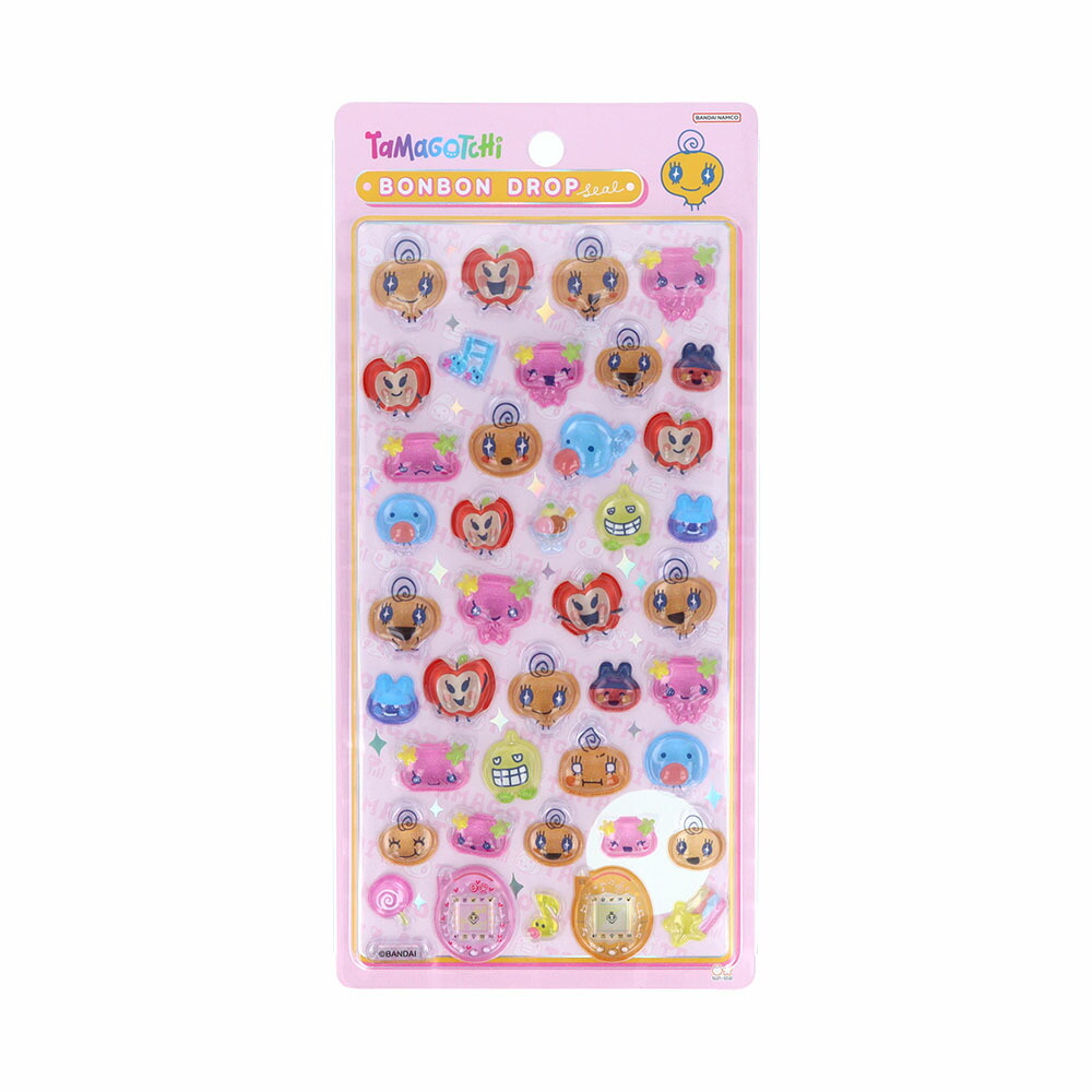 セット商品】ボンボンドロップシール たまごっち4種（まめっち、めめっ