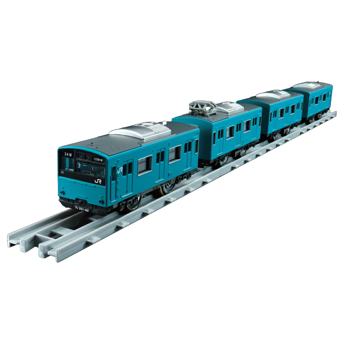 ブックス: プラレール リアルクラス 201系通勤電車（JR西日本・スカイブルー） - 玩具 - 4904810944812 : ゲーム