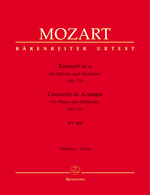 【輸入楽譜】モーツァルト, Wolfgang Amadeus: ピアノ協奏曲 第23番 イ長調 KV 488/原典版/Beck編: 指揮者用大型スコア画像