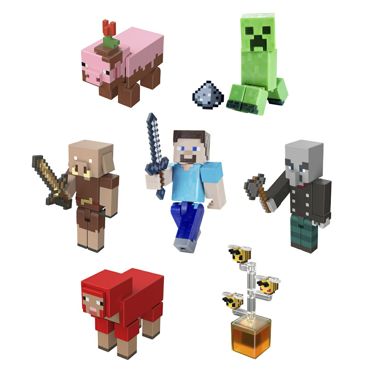 楽天ブックス マインクラフト Minecraft ベーシックフィギュア Cアソート Gtp08 986c 玩具 ゲーム