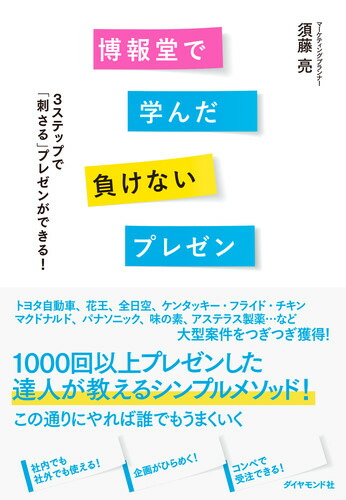 博報堂で学んだ負けないプレゼン3ステップで「刺さる」プレゼンができる！[須藤亮]