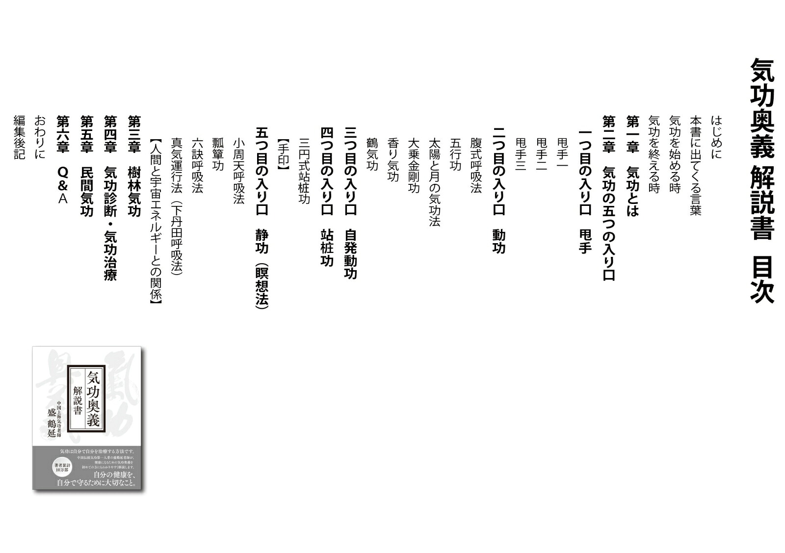 気功奥義解説書自分の健康を、自分で守るために大切なこと。（気功革命シリーズ）