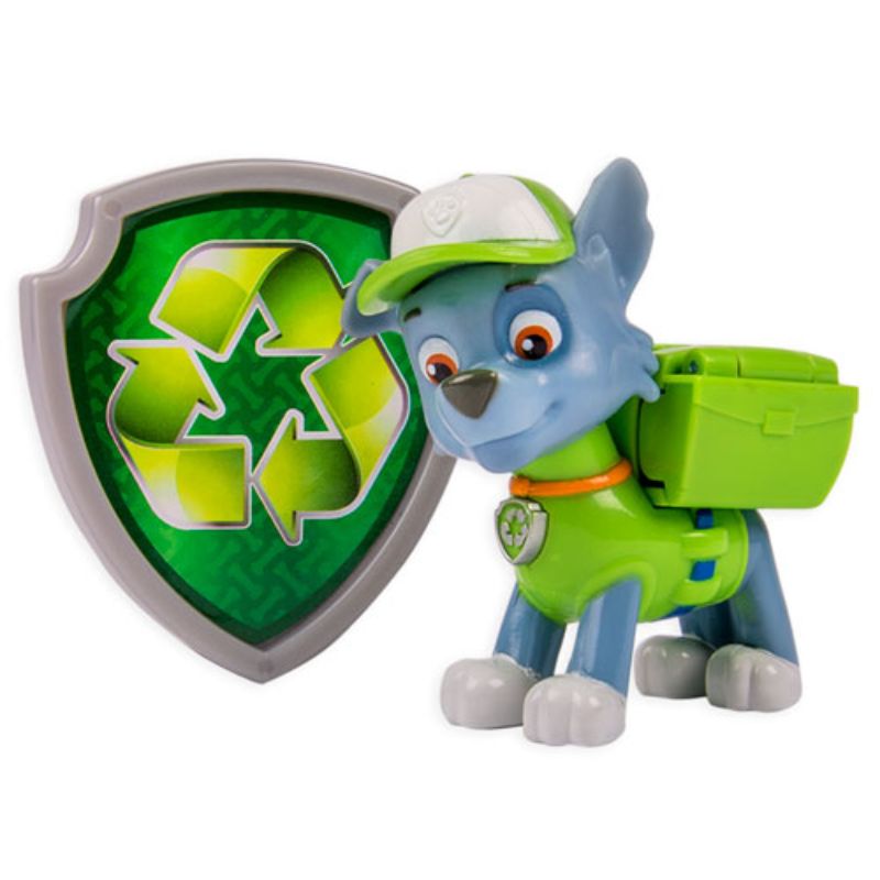 楽天ブックス パウ パトロール ワンアクションフィギュア バッジ付き ロッキー 玩具 ゲーム