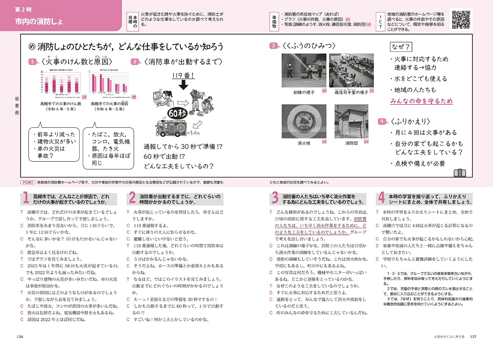 改訂新版板書と授業展開がよくわかるまるごと授業社会3年（喜楽研のQRコードつき授業シリーズ）[原田善造]
