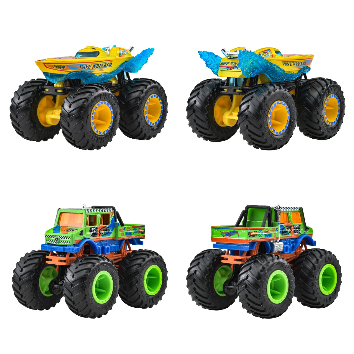 ホットウィール(HotWheels)モンスタートラック1:64アソート乗り物おもちゃミニカー8台入りBOX販売3歳からマルチFYJ44-982A