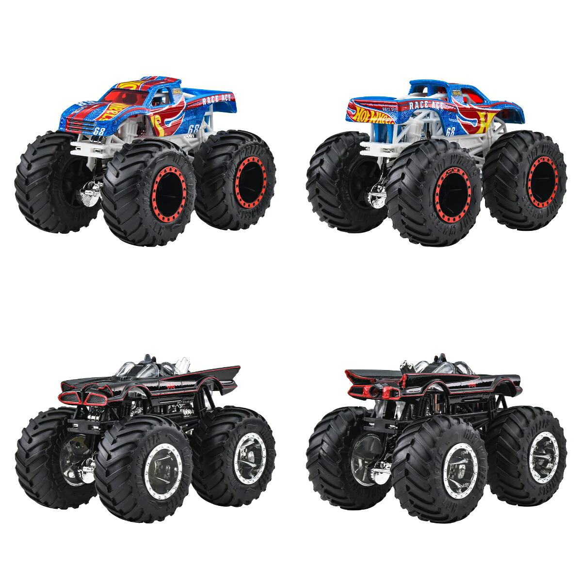 ホットウィール(HotWheels)モンスタートラック1:64アソート乗り物おもちゃミニカー8台入りBOX販売3歳からマルチFYJ44-982A