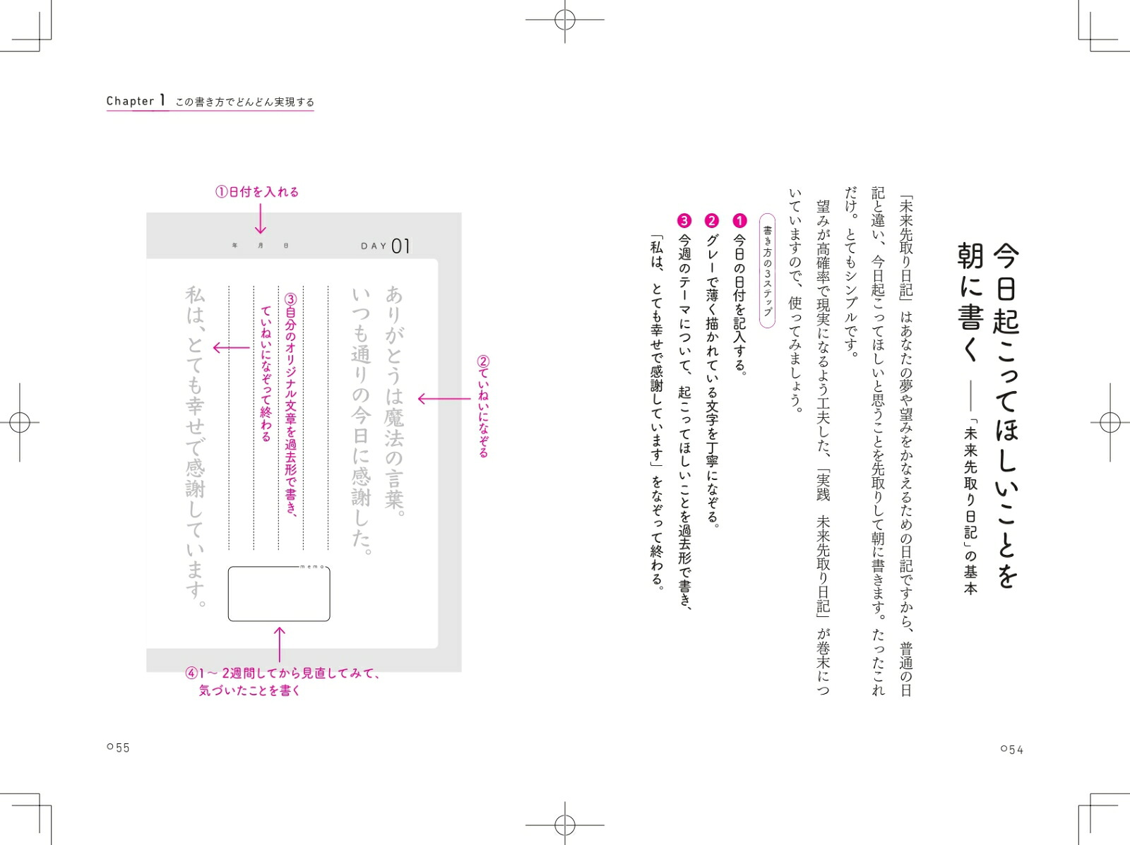 もっと叶う！未来先取り日記【完全版】朝3分のなぞり書きで、人生が望み通りに動きだす[山田ヒロミ]