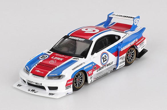 MINI-GT 1/64 Nissan LB-Super Silhouette シルビア S15 GARASIDRIFT x LBWK 2025(右ハンドル） 【MGT01022-R】 (ミニカー)画像
