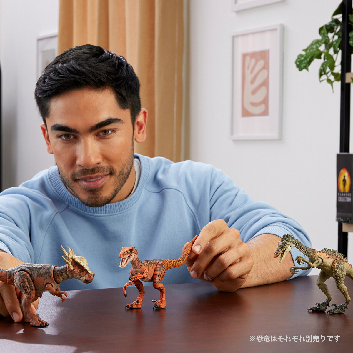 マテルジュラシックワールド(JURASSICWORLD)ハモンドコレクショントロオドン子供向けフィギュア恐竜おもちゃ全長:約12cm8歳からグリーンJDJ11