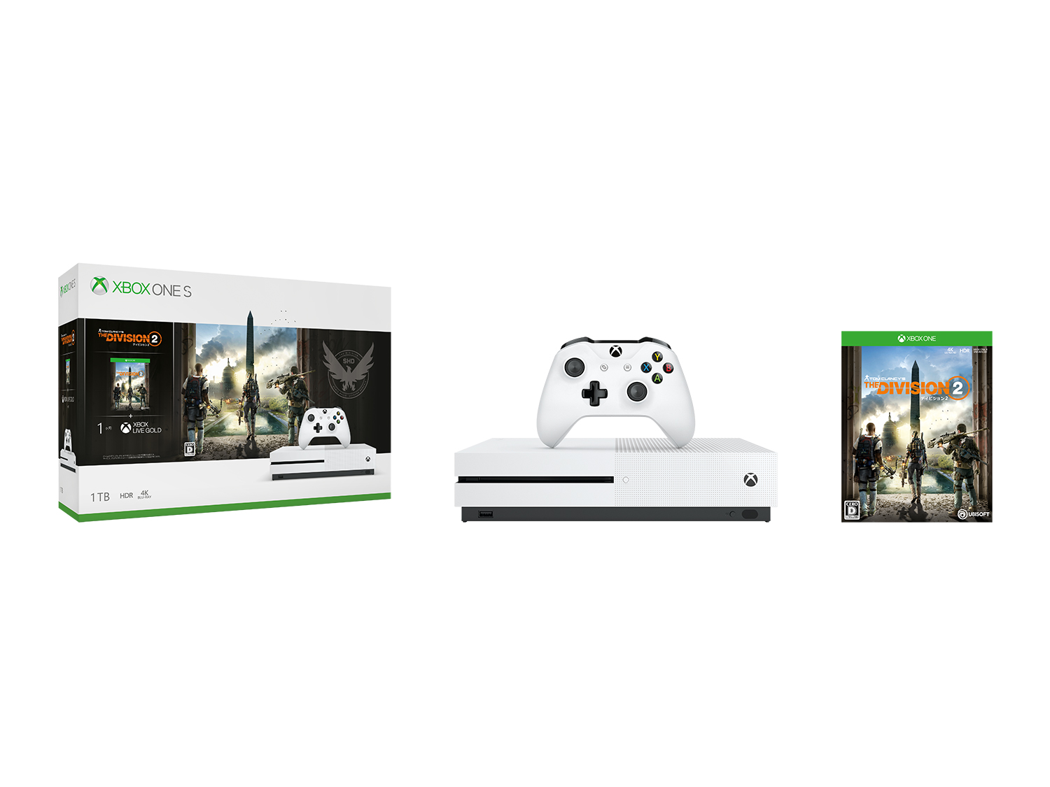 楽天ブックス Xbox One S 1 Tb ディビジョン2 同梱版 Xboxone ゲーム