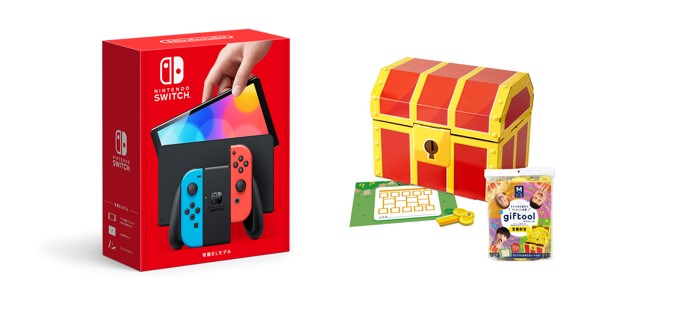 Nintendo Switch ネオンブルー ネオンレッド ・ゼルダの伝説 任天堂 Nintendo Switch (有機ELモデル) HEG-S-KABAA ネオン