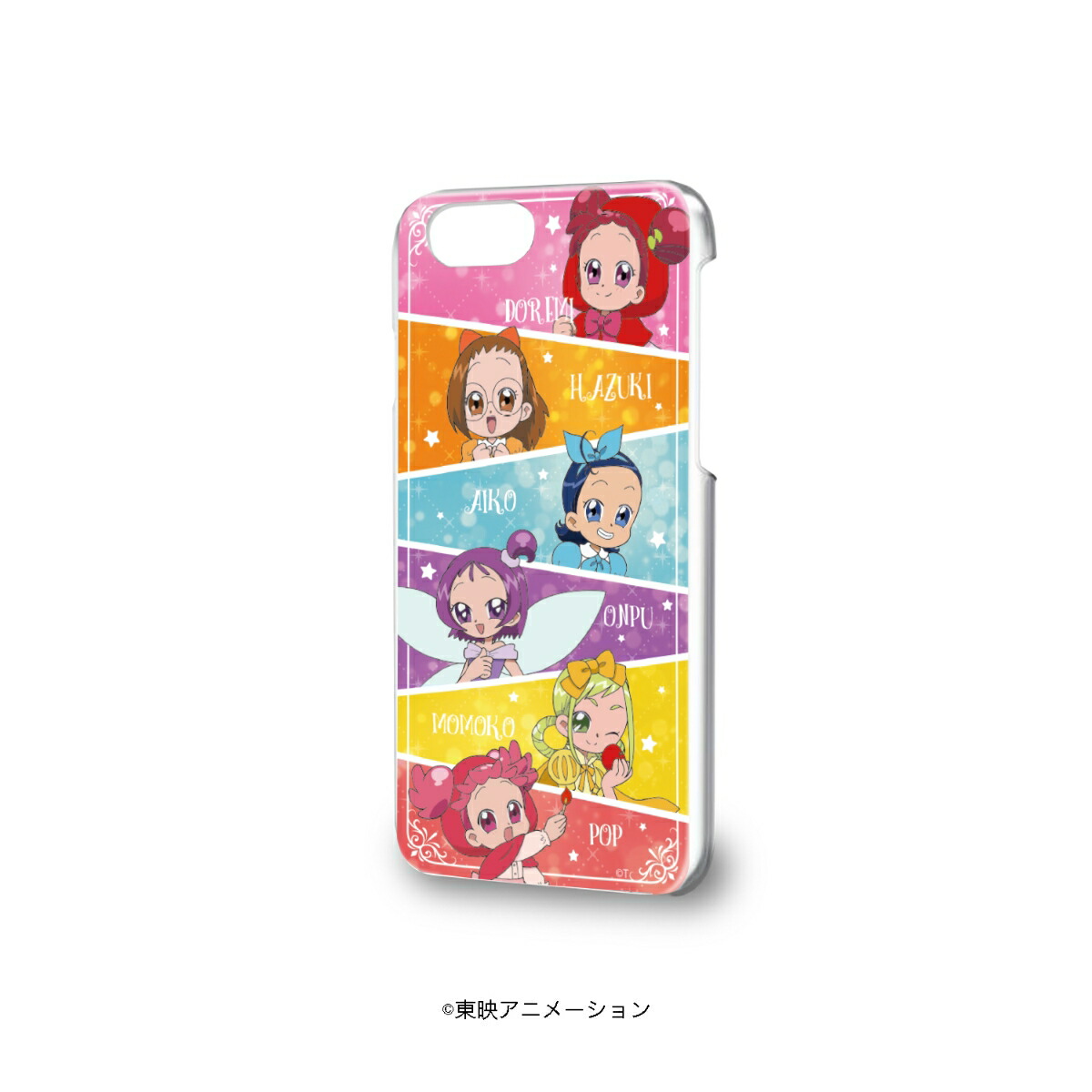 【グッズ】ハードケース(iPhone6/6s/7/8兼用)「おジャ魔女どれみ」03/コマ割りデザイン 童話ver.(描き下ろし)画像