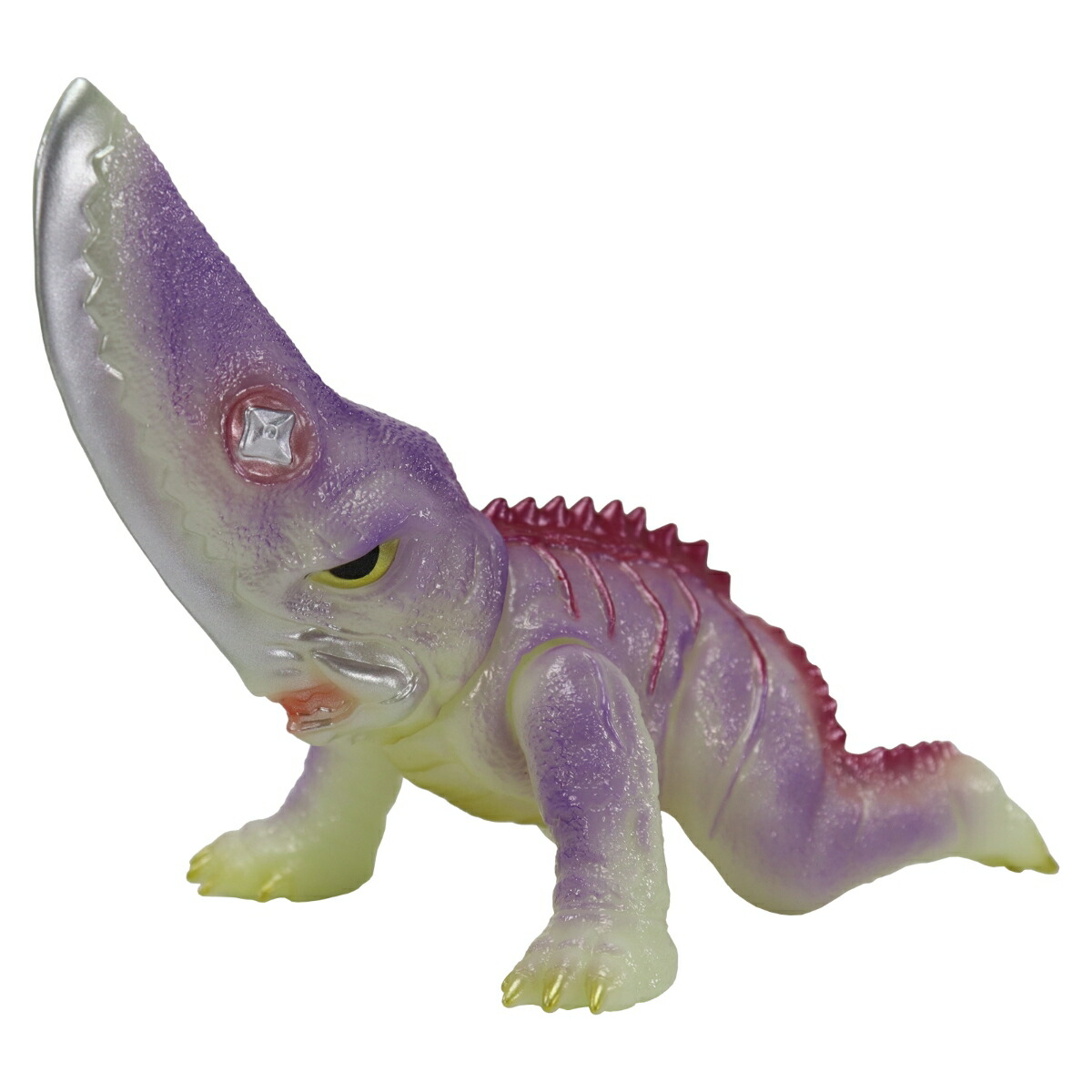 ミドルサイズシリーズ ガメラ【第6弾】 『ガメラ対大悪獣ギロン』 ギロン（1969） ルミナスパープル Ver. (彩色済み完成品フィギュア)画像