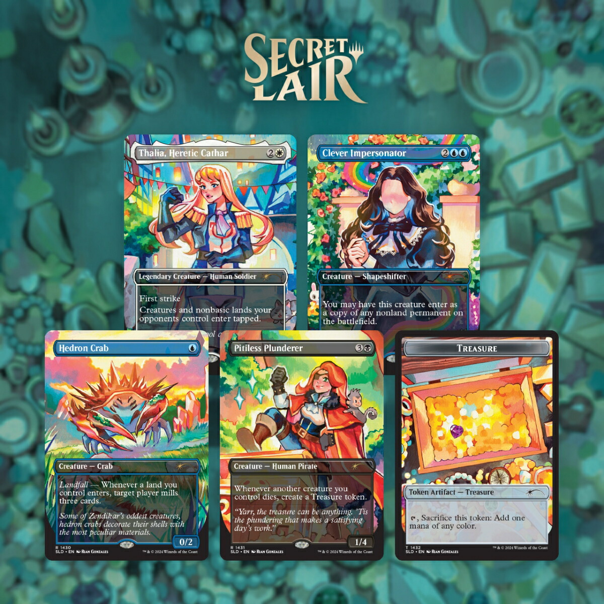 マジック：ザ・ギャザリング Secret Lair Our Boss Is On Vacation Pick ‘em ＆ Stick ‘em【クレジットカード決済限定】画像