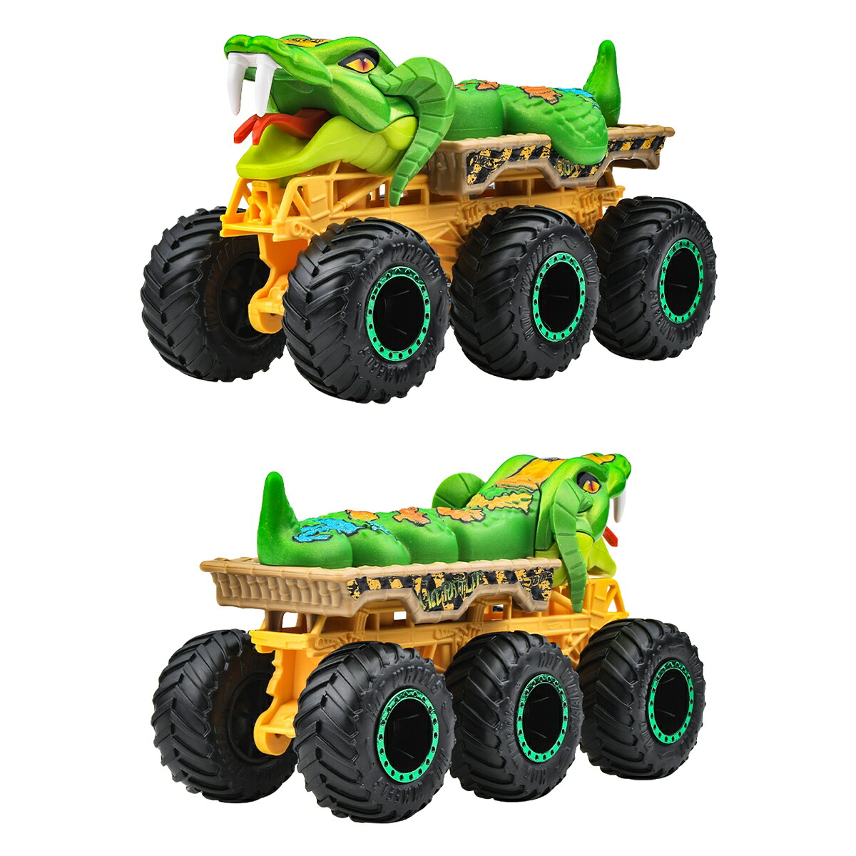 ホットウィール(HotWheels)モンスタートラックトランスポーターアソート乗り物おもちゃミニカー4台入りBOX販売3歳からマルチHWN86-986J