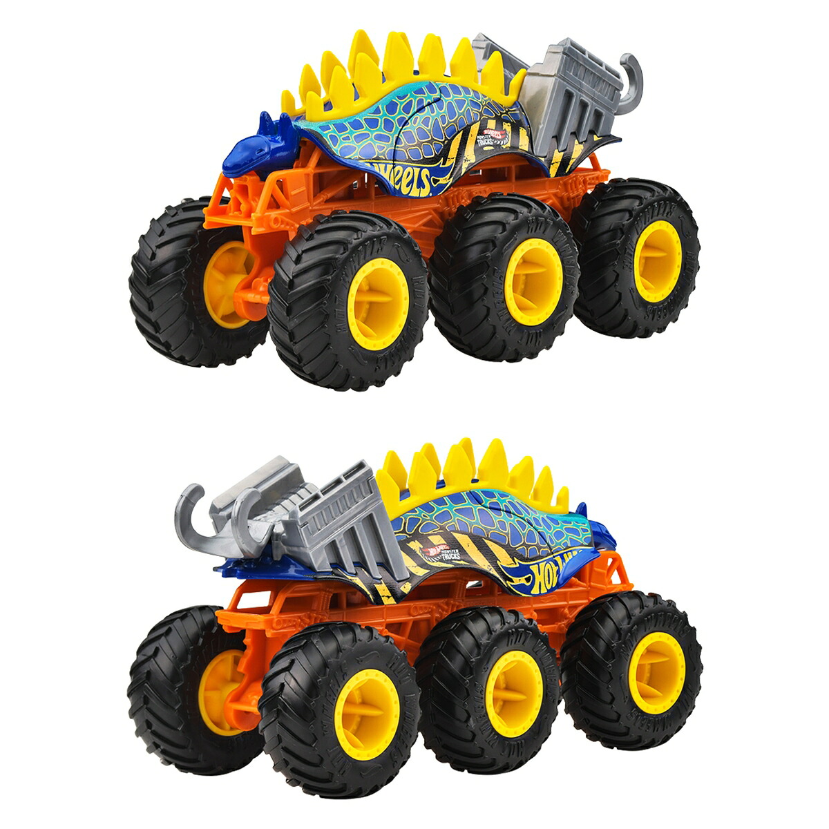 ホットウィール(HotWheels)モンスタートラックトランスポーターアソート乗り物おもちゃミニカー4台入りBOX販売3歳からマルチHWN86-986J