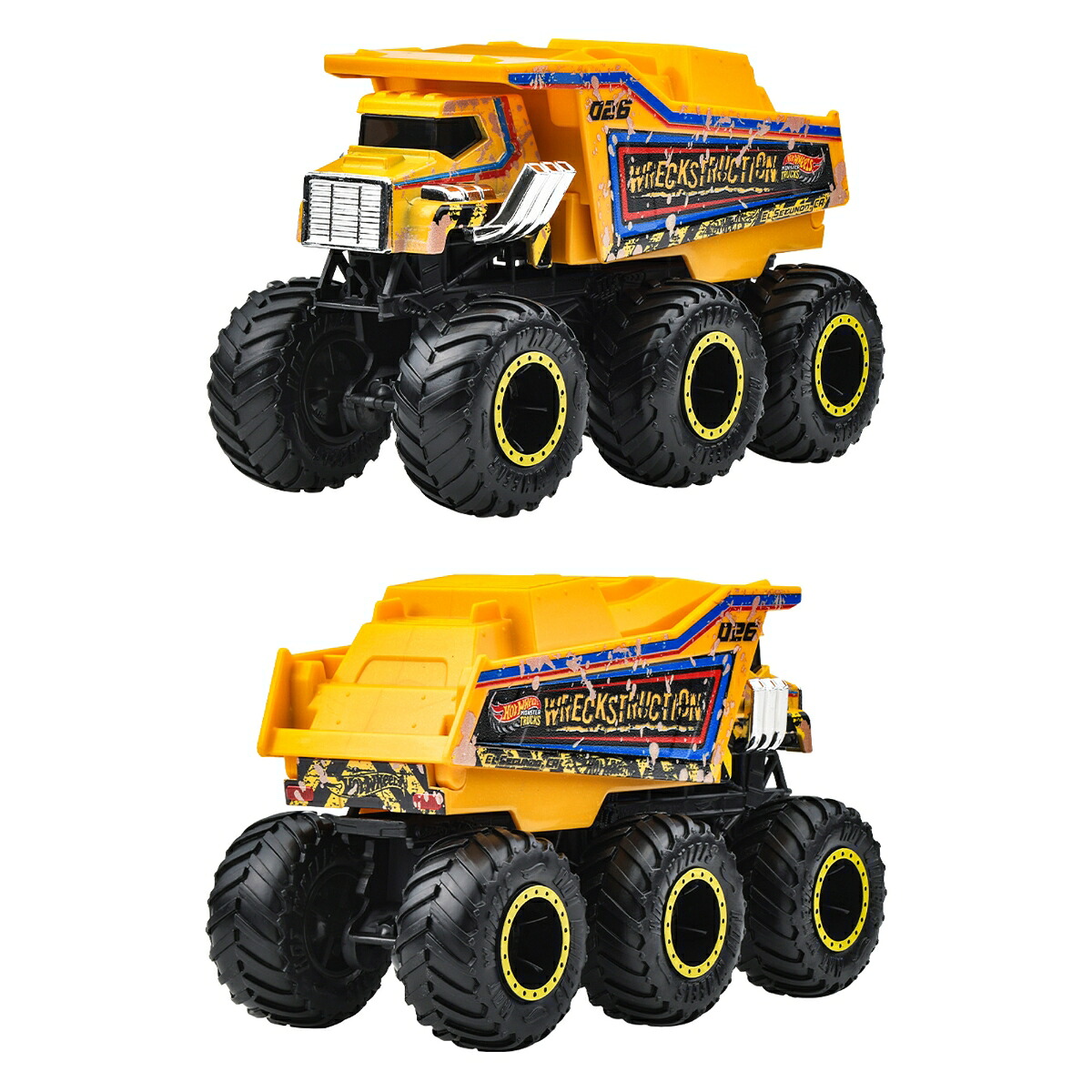 ホットウィール(HotWheels)モンスタートラックトランスポーターアソート乗り物おもちゃミニカー4台入りBOX販売3歳からマルチHWN86-986J