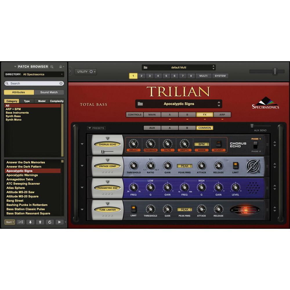 ブックス: Spectrasonics Trilian ベース音源 ソフトウェア - Spectrasonics - 4534217775230 : PCソフト・周辺機器