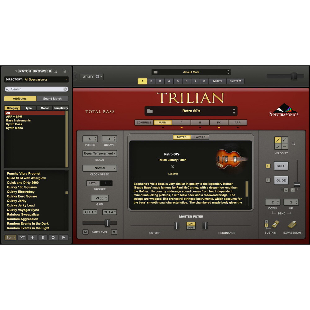 ブックス: Spectrasonics Trilian ベース音源 ソフトウェア - Spectrasonics - 4534217775230 : PCソフト・周辺機器