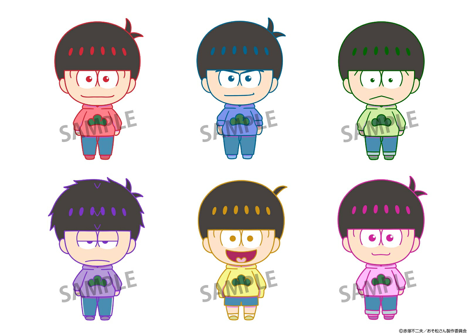 にょきんと 『おそ松さん』 マスコットフィギュア (BOX) (塗装済みフィギュア)画像