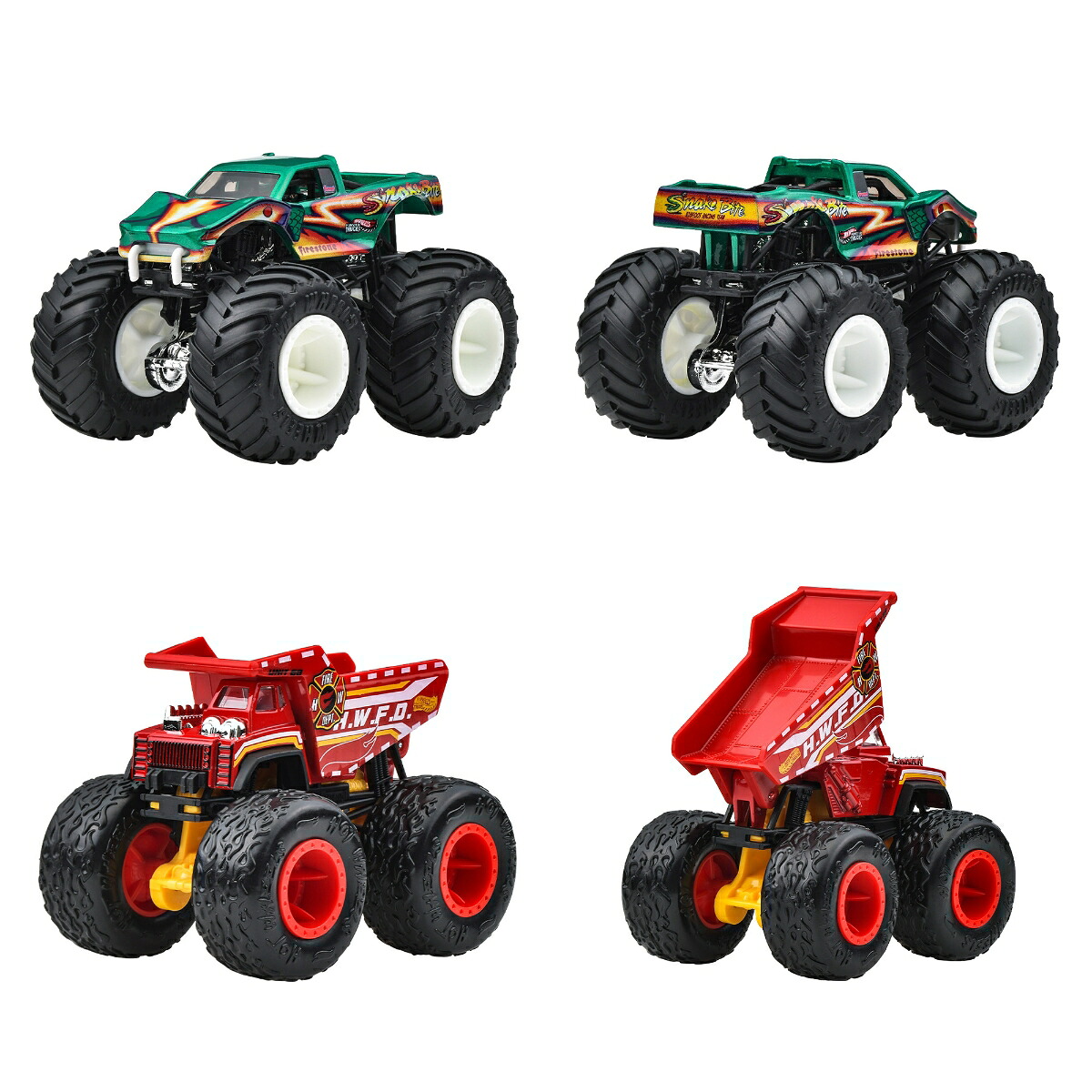 ホットウィール(HotWheels)モンスタートラック1:64アソート乗り物おもちゃミニカー8台入りBOX販売3歳からマルチFYJ44-982B
