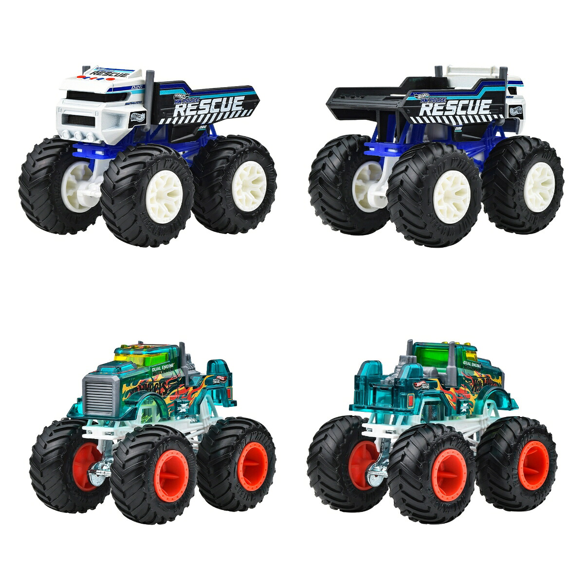 ホットウィール(HotWheels)モンスタートラック1:64アソート乗り物おもちゃミニカー8台入りBOX販売3歳からマルチFYJ44-982B