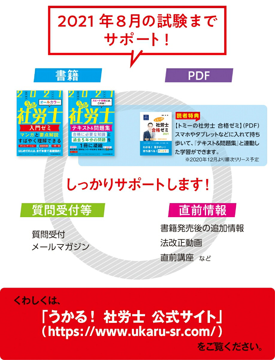 楽天ブックス うかる 社労士 テキスト 問題集 21年度版 富田 朗 本