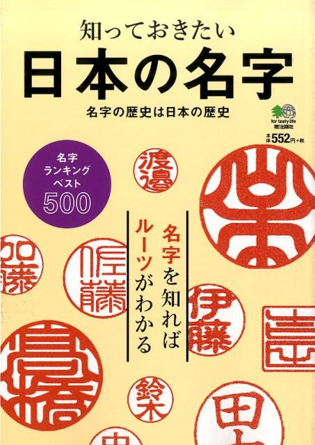 知っておきたい日本の名字　名字の歴史は日本の歴史