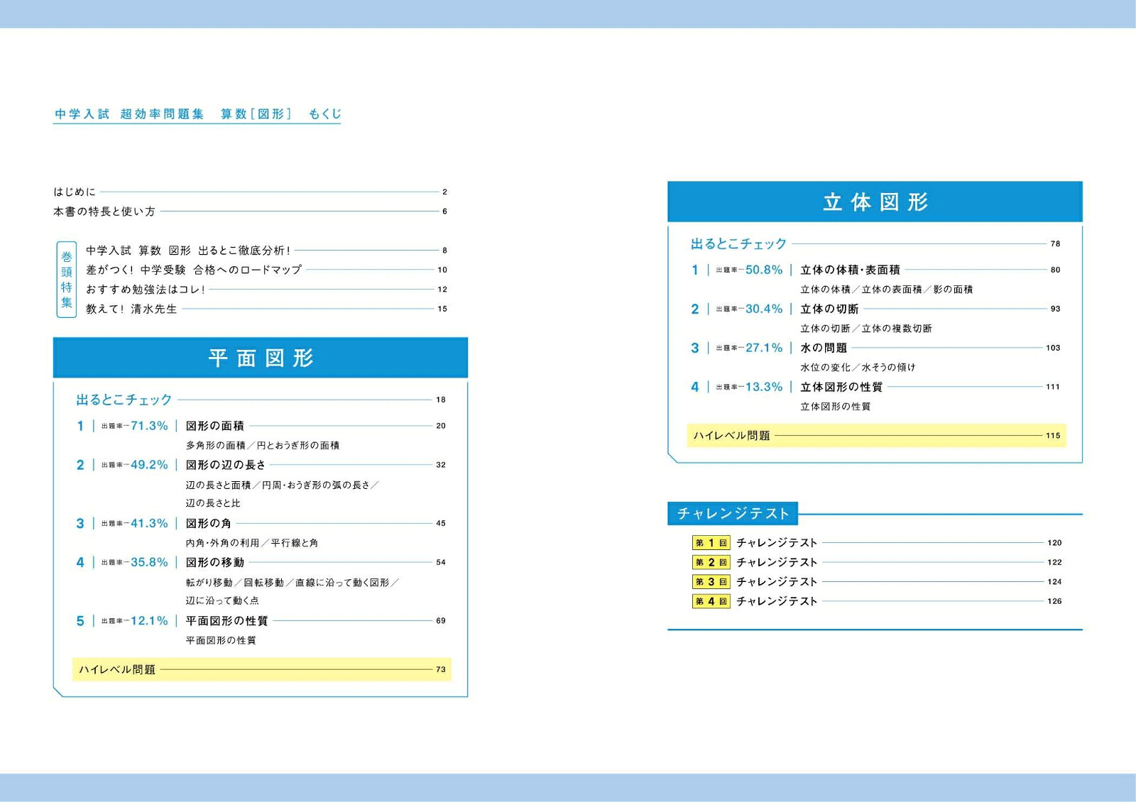中学入試超効率問題集算数［図形］[清水章弘]