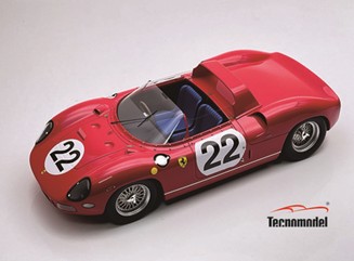 テクノモデル 1/18 フェラーリ 275P ル・マン24時間 1964 #22 SEFAC DNF G. Baghetti - U. Maglioli 【TM18-525E】 (ミニカー)画像