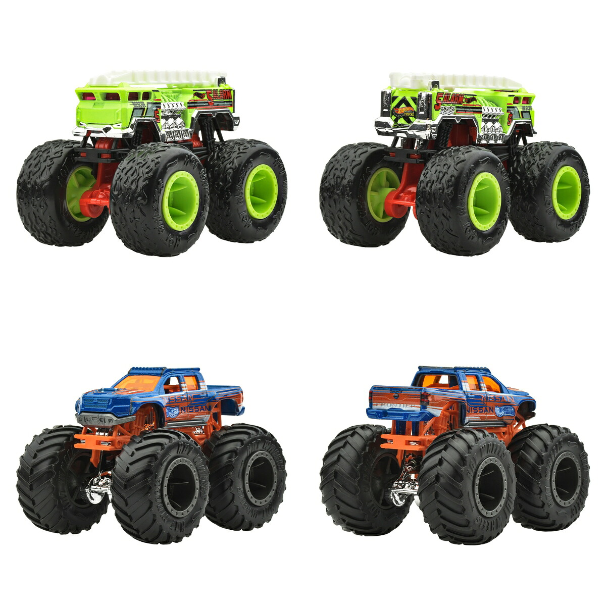 ホットウィール(HotWheels)モンスタートラック1:64アソート乗り物おもちゃミニカー8台入りBOX販売3歳からマルチFYJ44-982C