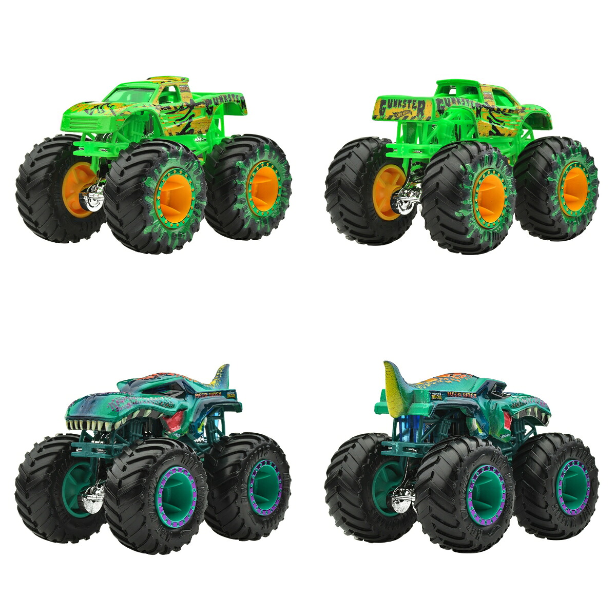 ホットウィール(HotWheels)モンスタートラック1:64アソート乗り物おもちゃミニカー8台入りBOX販売3歳からマルチFYJ44-982C