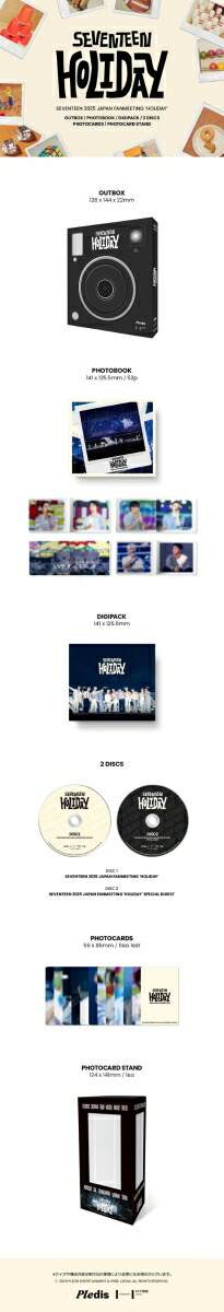 ��������ŵ��SEVENTEEN2025JAPANFANMEETING'HOLIDAY'��Blu-ray��(A5���ꥢ�ե�����)[SEVENTEEN]