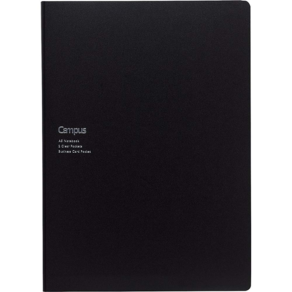 コクヨ ノート ノートカバー キャンパス 書類収容 A5 ブラック ノー615B-D画像