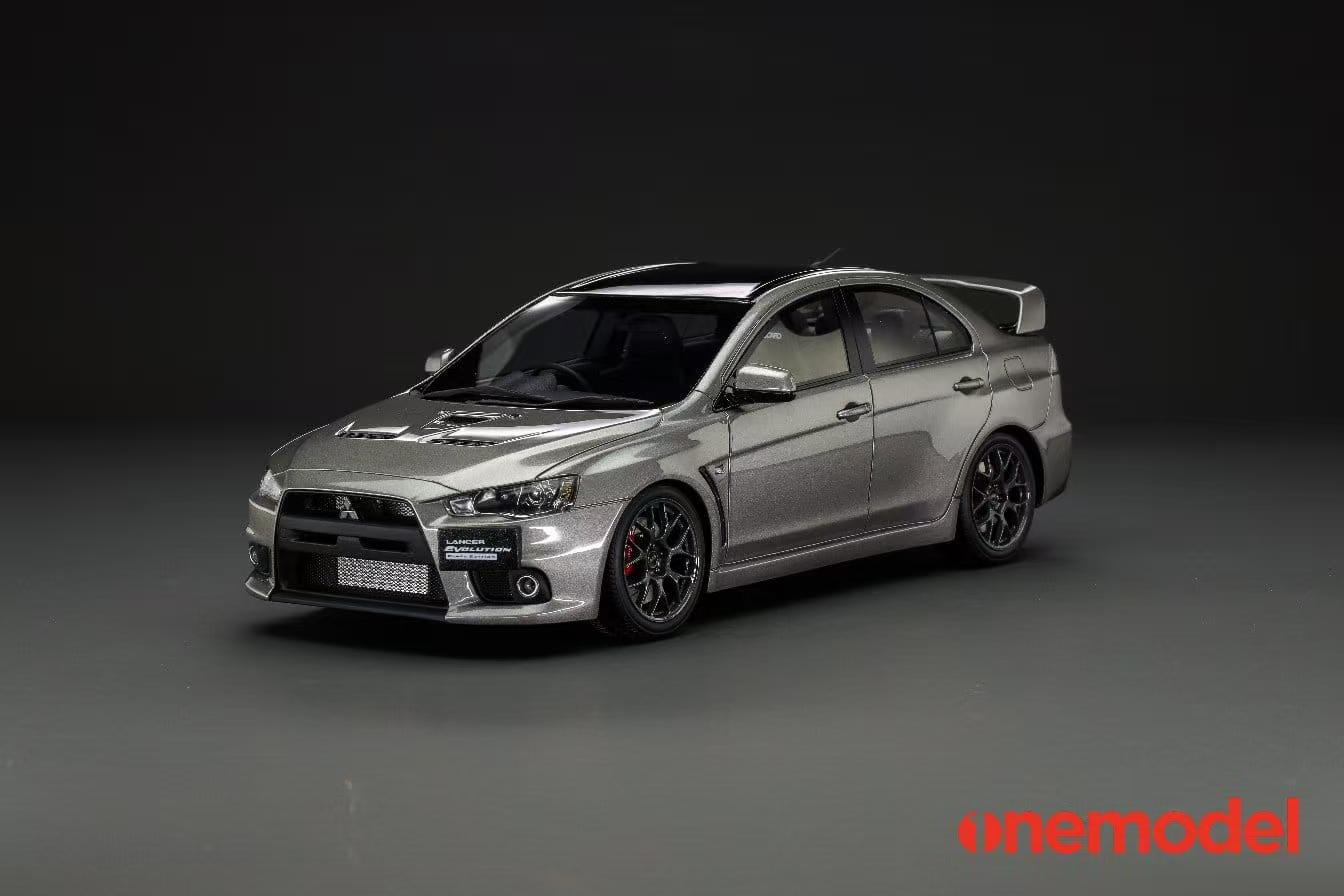 onemodel 1/18 三菱 ランサーエボリューション X ファイナルエディション Apex Silver 【OM26M01】 (ミニカー)画像