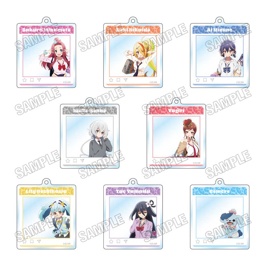 劇場版『ゾンビランドサガ ゆめぎんがパラダイス』 描き下ろしアクリルキーホルダーコレクション【平成ギャルver．】画像