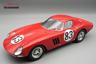 テクノモデル 1/12 フェラーリ 250 GTO 64 ニュルブルクリンク 1000km 1964 #83 SEFAC 2位入賞車 #83 Drivers M. Parkes/J. Guichet 【TM12-05C】 (ミニカー)画像