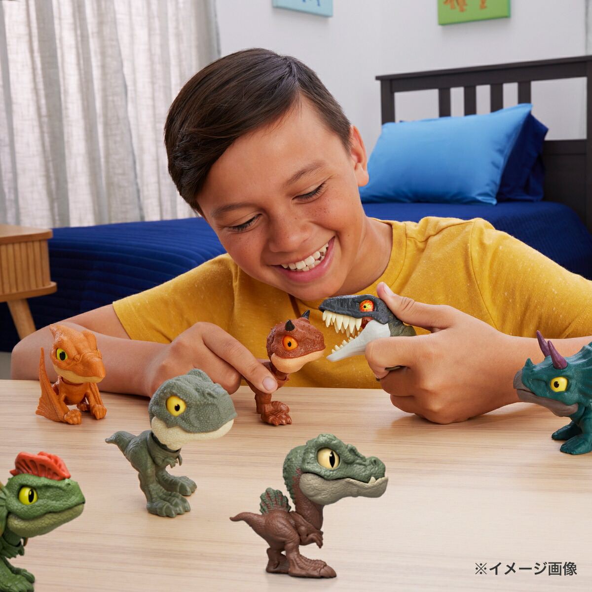 マテルジュラシックワールド(JURASSICWORLD)かみかみ恐竜コレクションEアソート子供向けフィギュアミニフィギュア4体BOX販売4歳からマルチJDC39-986E