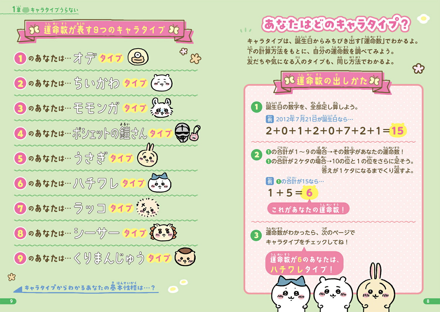 キャラぱふぇブックスちいかわなかよしうらないブック[ナガノ]