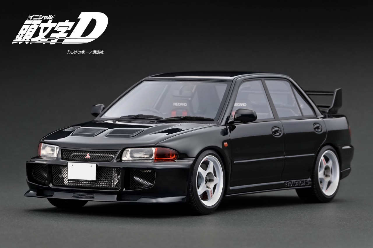 ignition model 1/18 『頭文字D』 INITIAL D Mitsubishi Lancer Evolution III GSR(CE9A) Black 【IG3543】 (ミニカー)