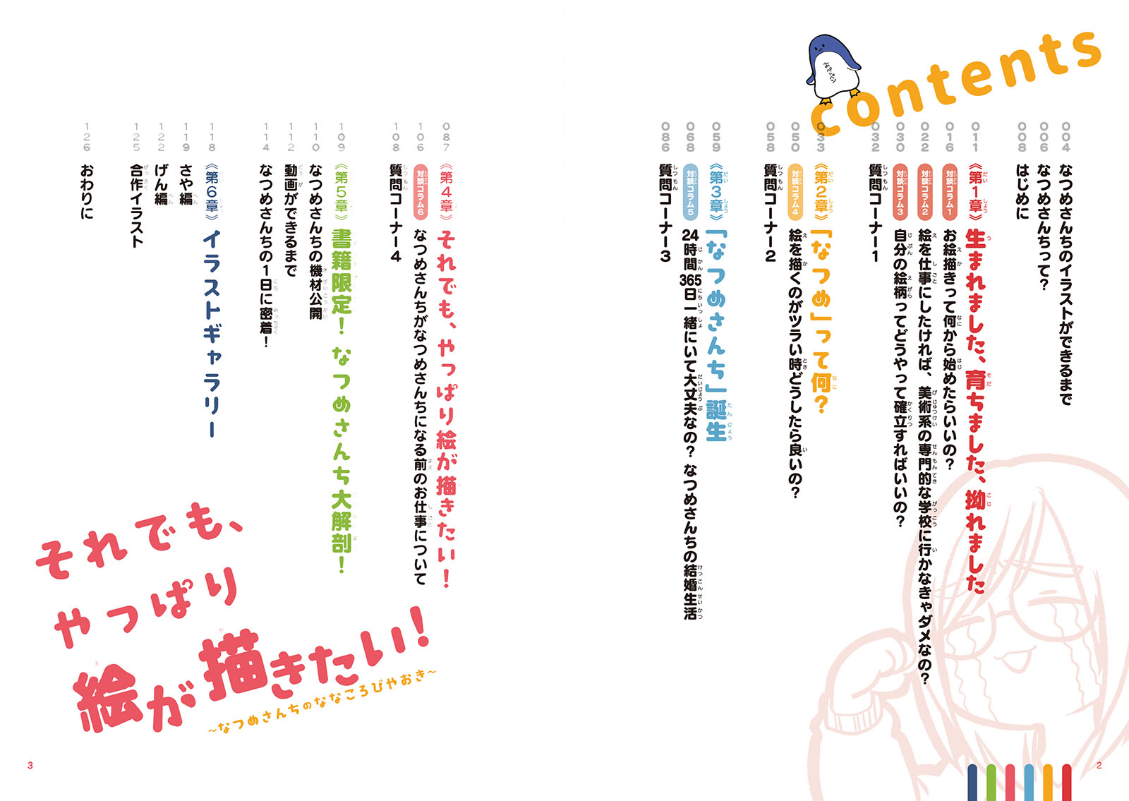 それでも、やっぱり絵が描きたい！ なつめさんちのななころびやおき 